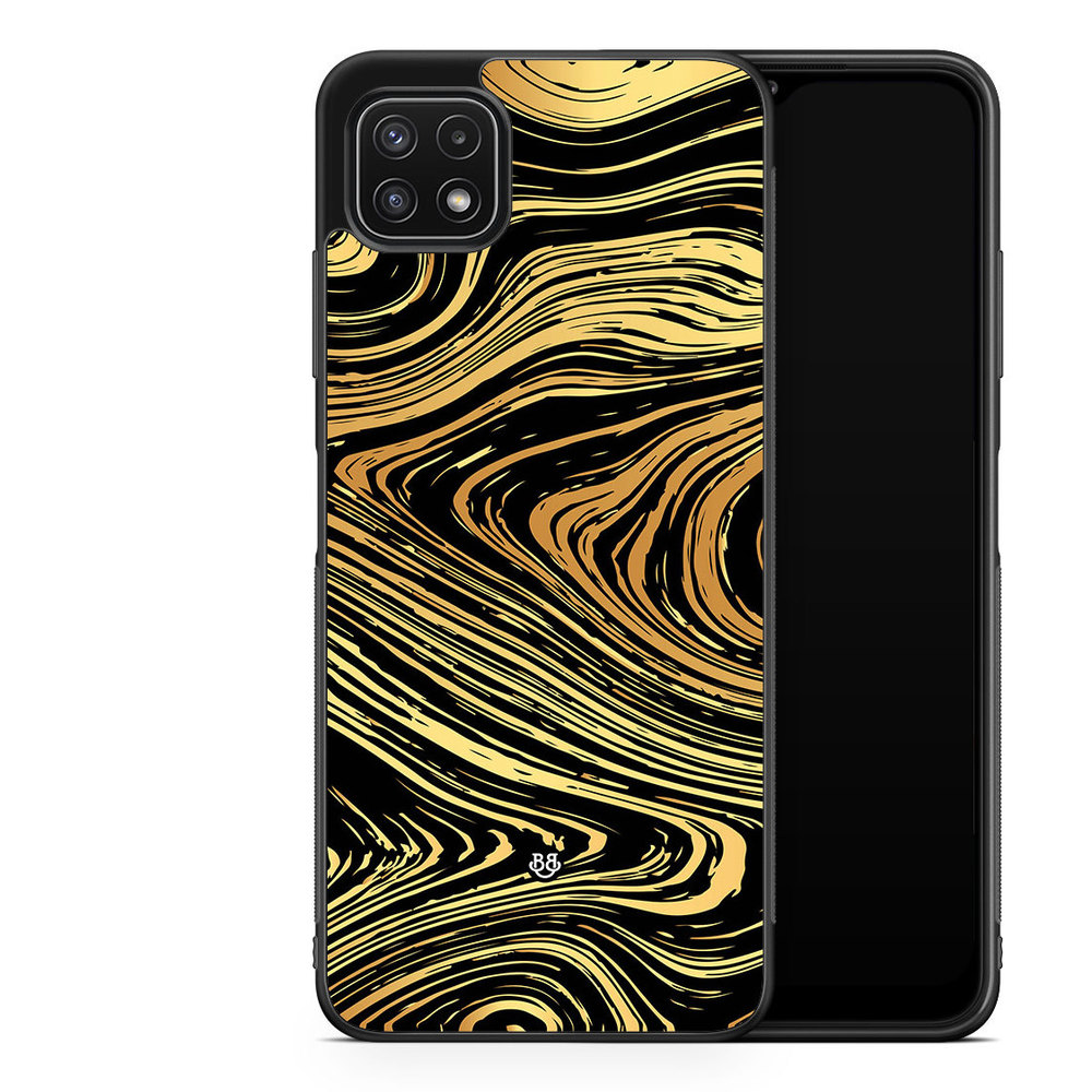 Samsung Galaxy A22 5G Case - Gold Marble