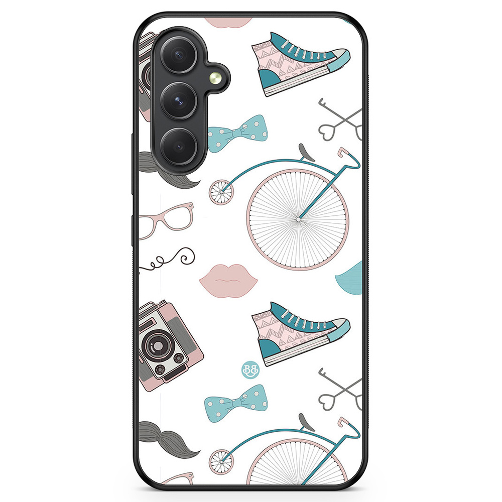 Samsung Galaxy A54 5G Case - Hipster Pattern
