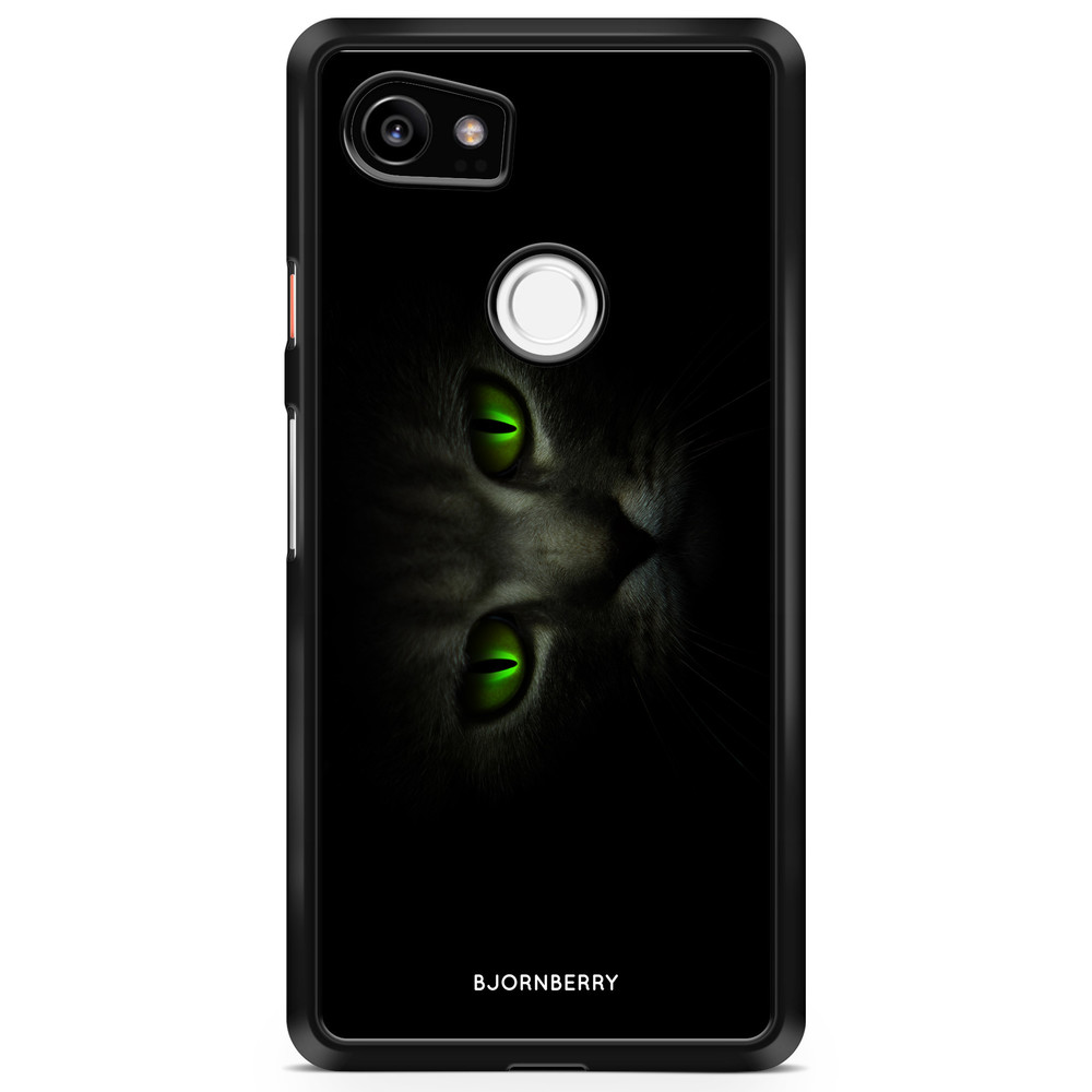 Google Pixel 2 XL Case - Green Cat Eyes