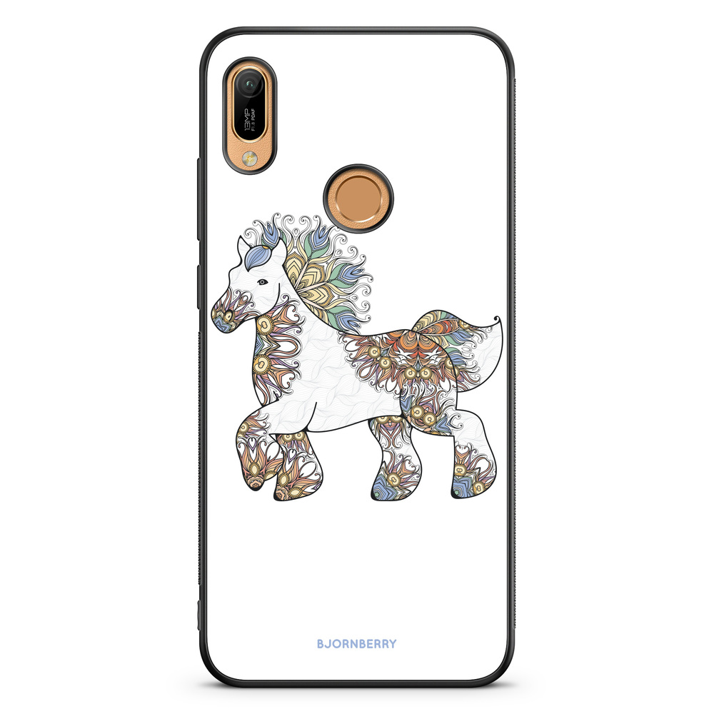 Huawei Y6 2019 Case - Flower Unicorn