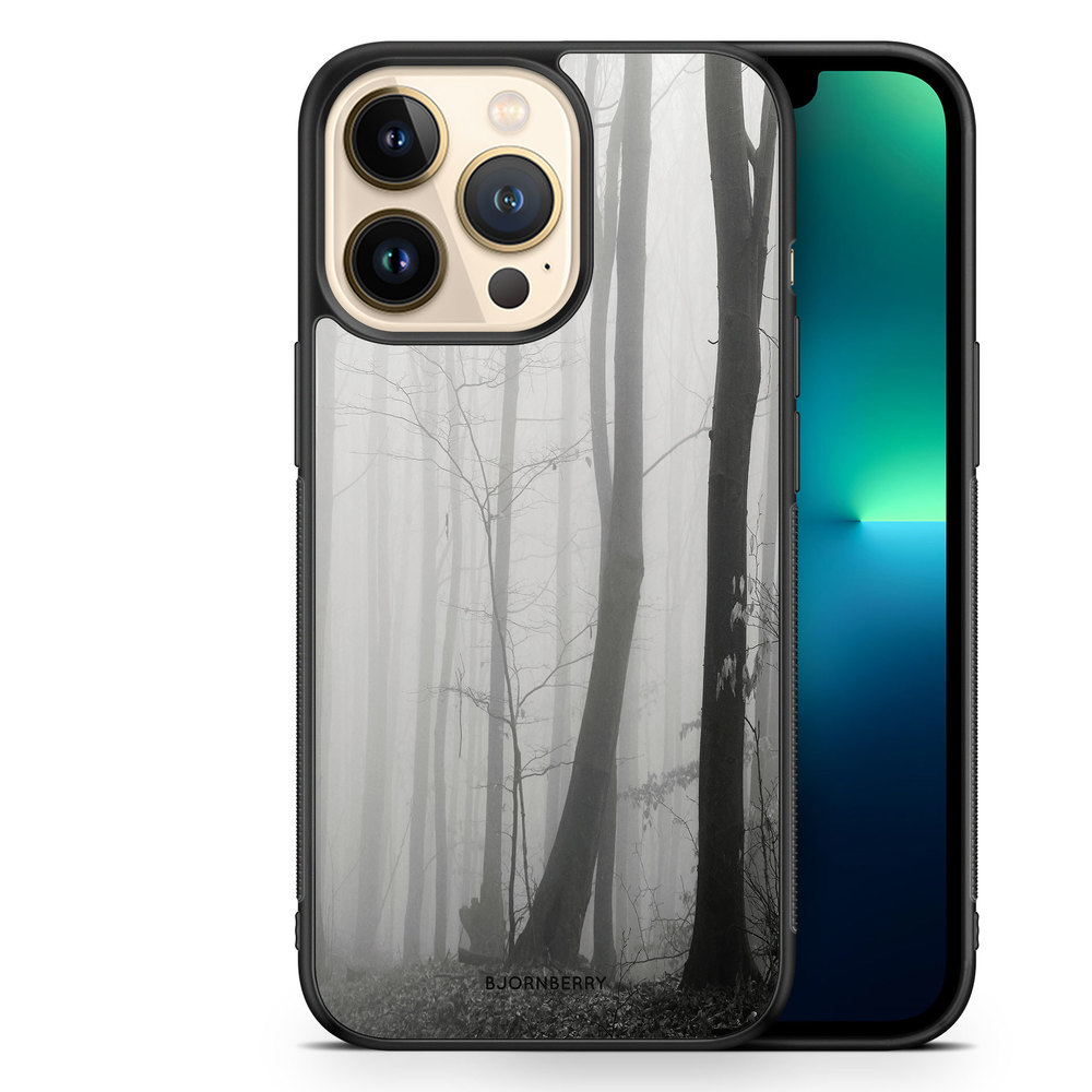 iPhone 13 Pro Case - Black/White Autumn