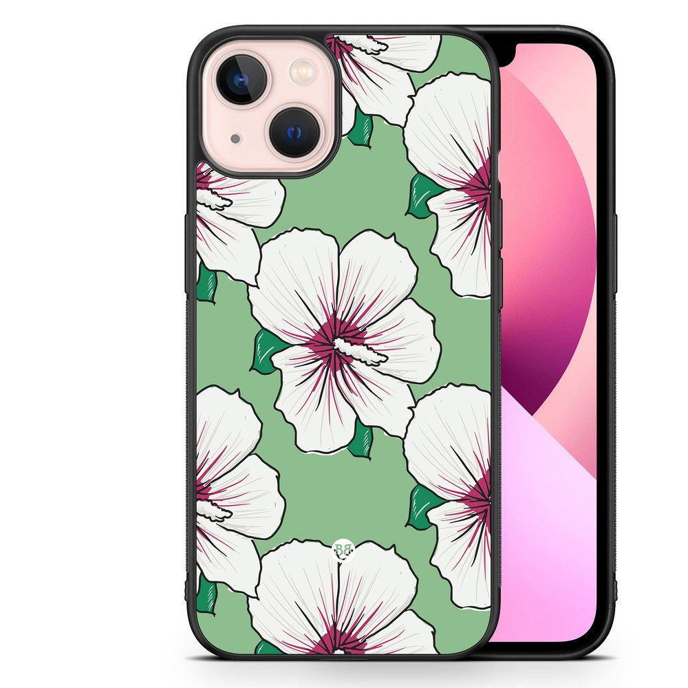 iPhone 13 Case - Creamy White Flowers