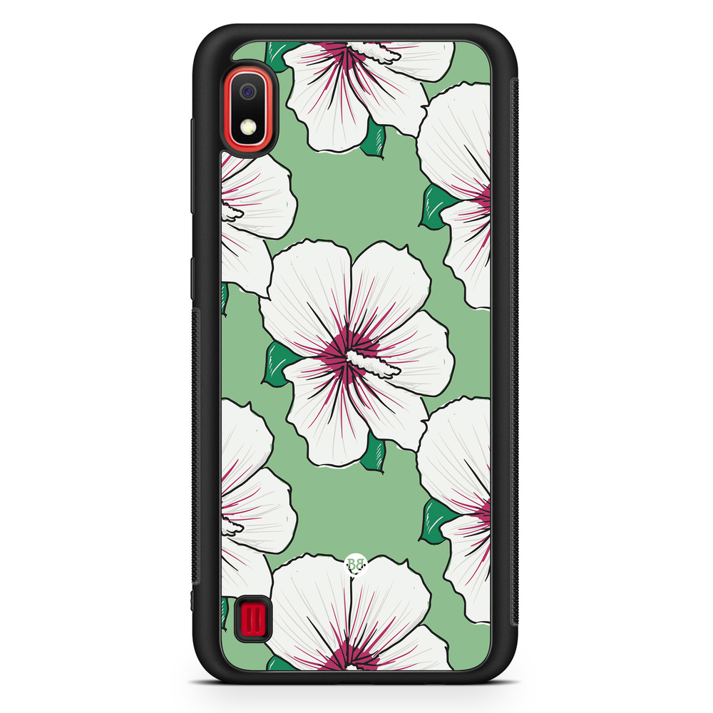 Samsung Galaxy A10 Case - Creamy White Flowers