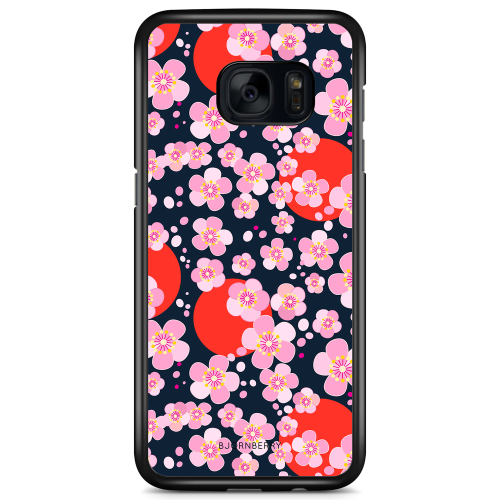 Samsung Galaxy S7 Edge Case - Japanese Flowers