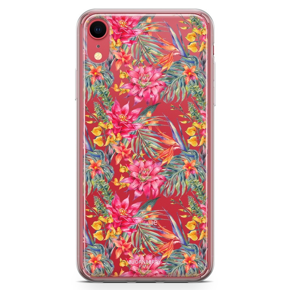 iPhone XR Fashion Skal - Exotiska Blommor