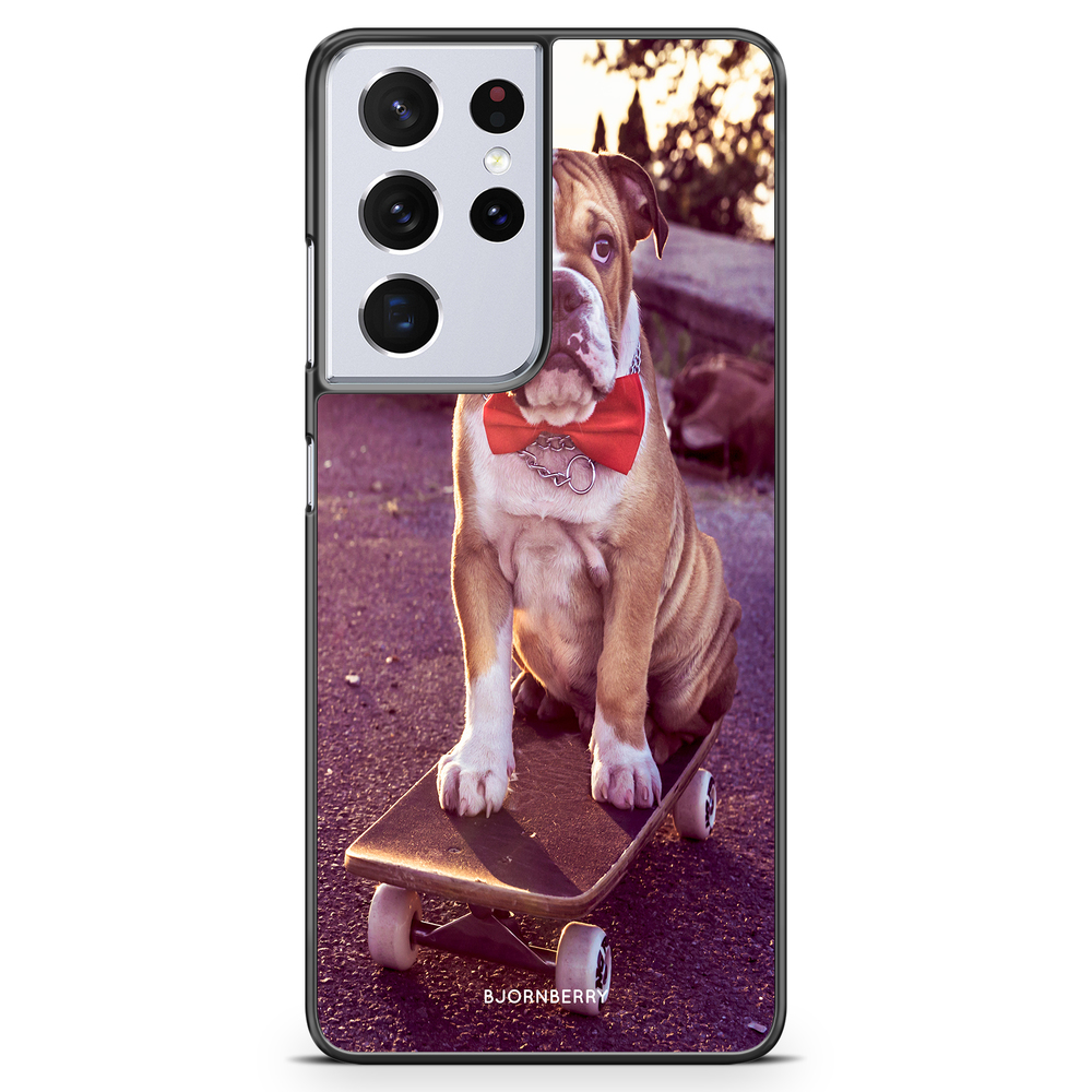 Samsung Galaxy S21 Ultra Case - Bulldog skateboard