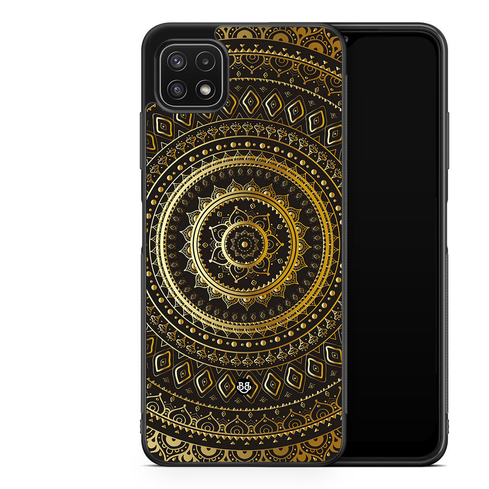 Samsung Galaxy A22 5G Case - Gold Mandala