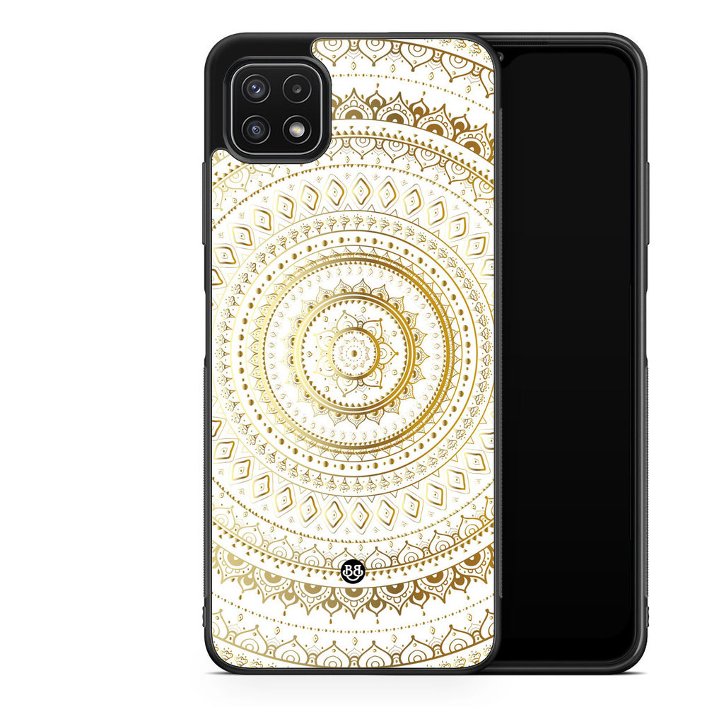 Samsung Galaxy A22 5G Case - Gold Mandala