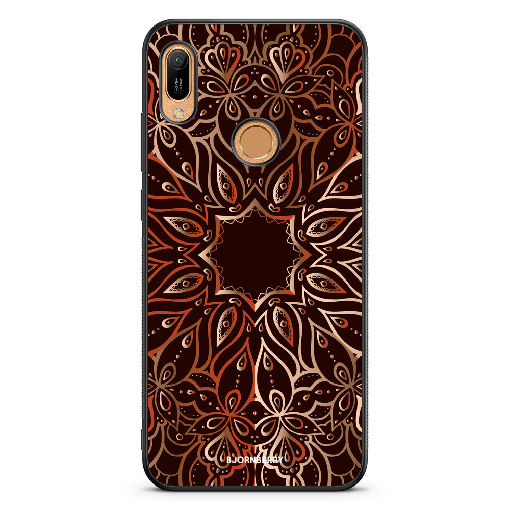 Huawei Y6 2019 Case - Bronze Mandala