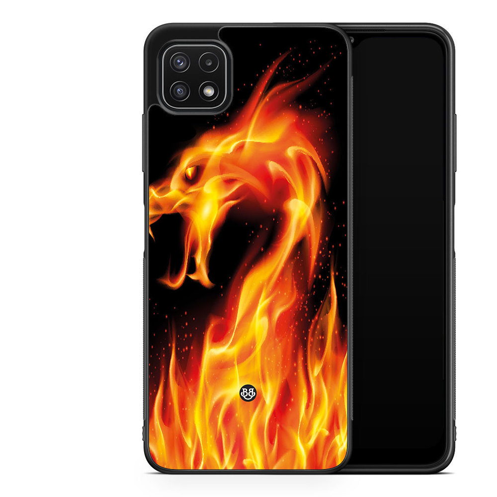Samsung Galaxy A22 5G Case - Flames Dragon