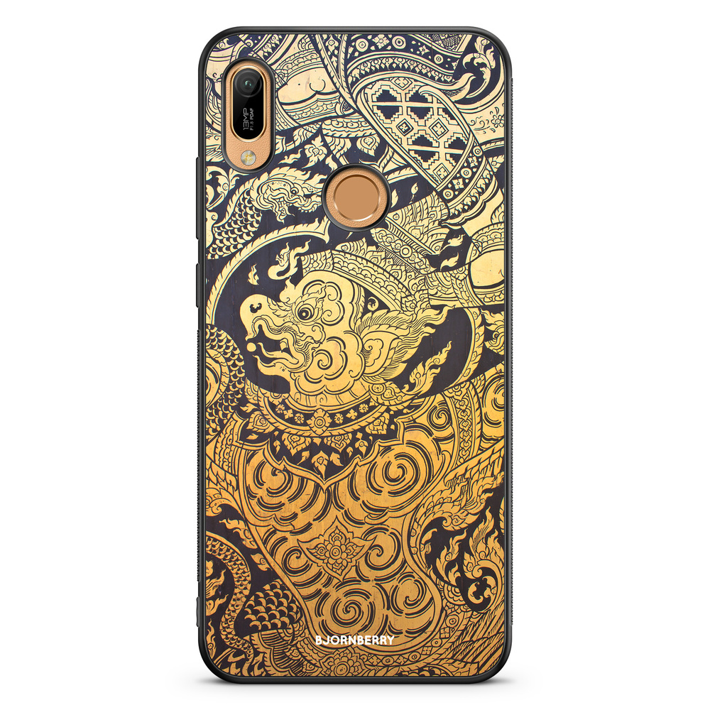 Huawei Y6 2019 Case - Gold Thai