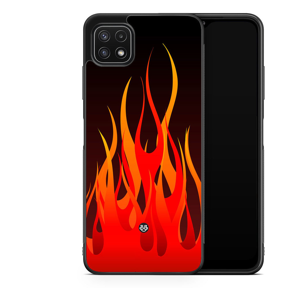 Samsung Galaxy A22 5G Case - Flames