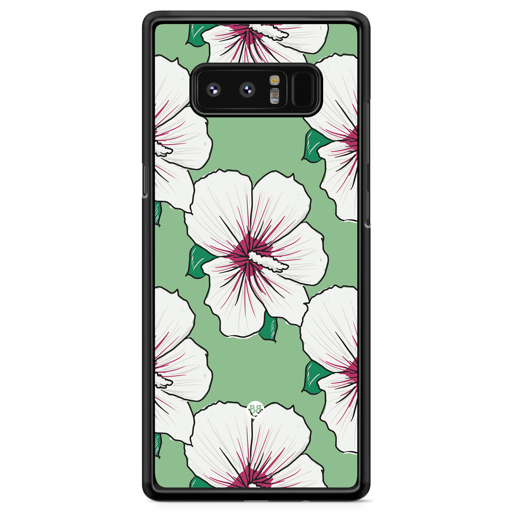 Samsung Galaxy Note 8 Case - Creamy White Flowers