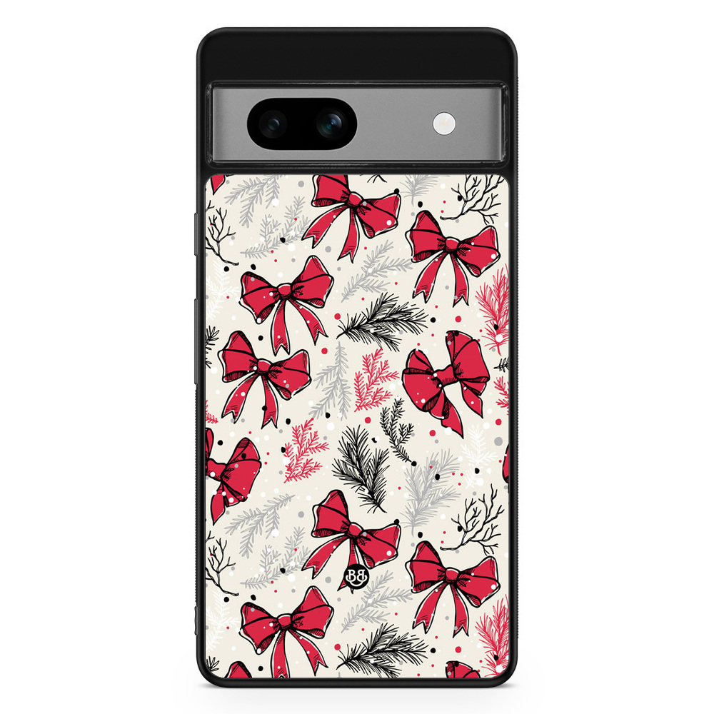 Google Pixel 7a Case - Christmas Bows