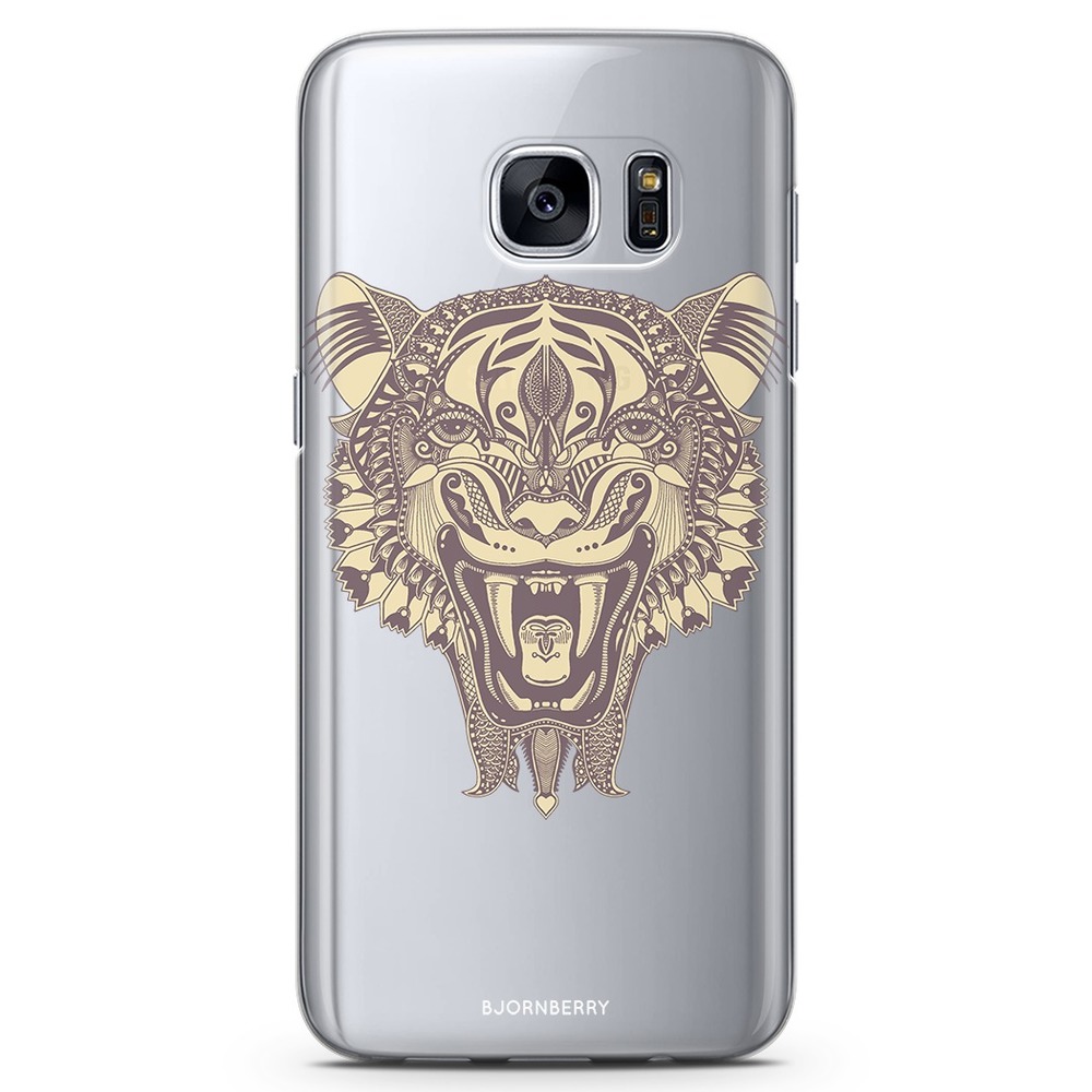 Samsung Galaxy S6 TPU Case - Panther Mandala