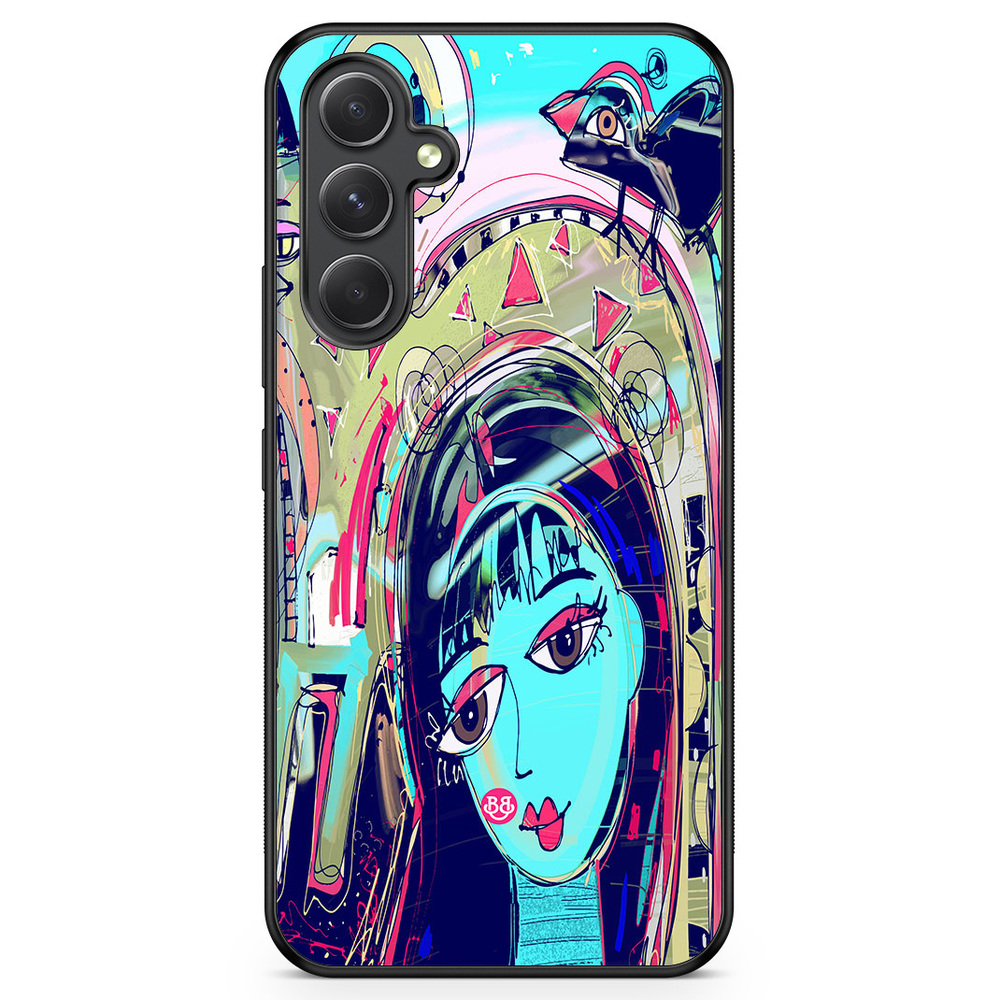 Samsung Galaxy A54 5G Case - Abstract Cat