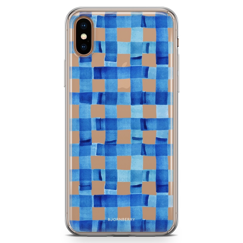 iPhone Xs Max Fashion Skal - Blå Ränder