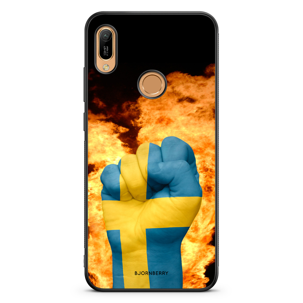 Huawei Y6 2019 Case - Sweden Hand