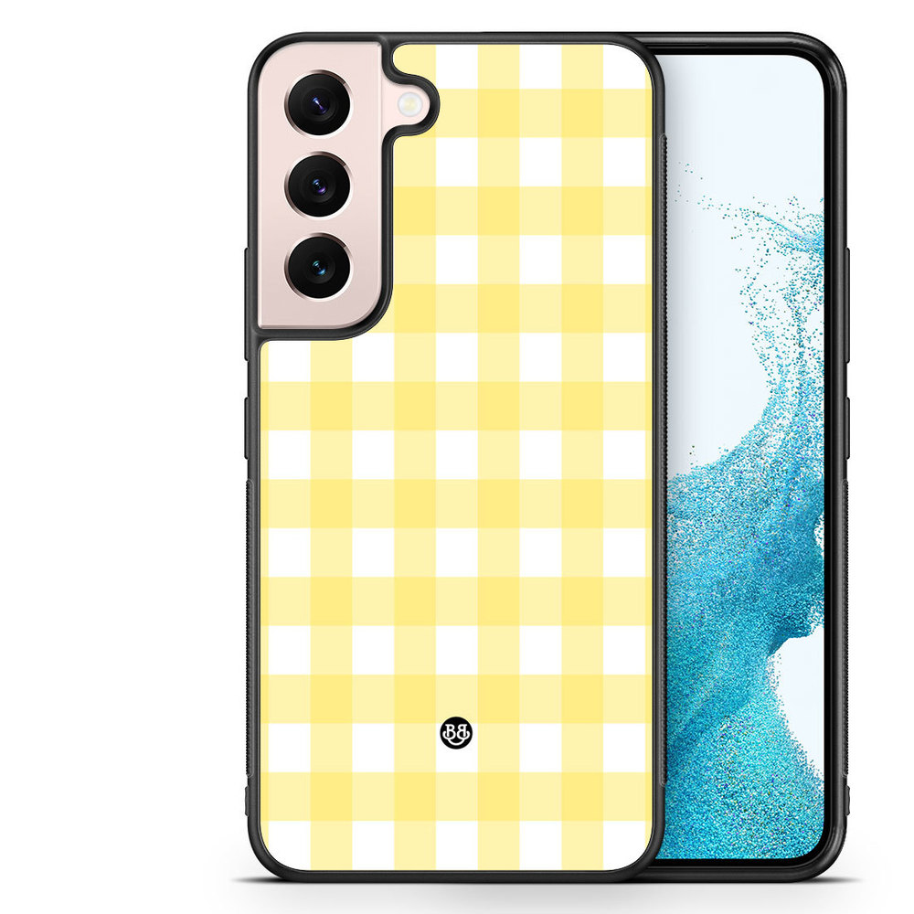 Samsung Galaxy S22 5G Case - SUMMER GARDEN - Lemon Check