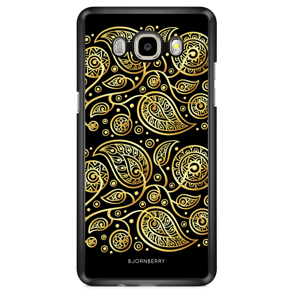 Samsung Galaxy J7 (2016) Case - Gold Flowers