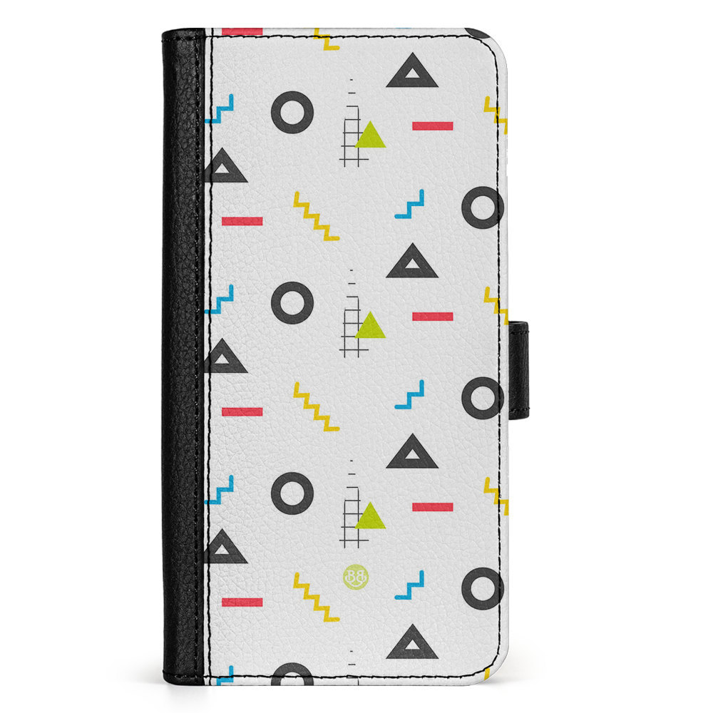 Xiaomi Redmi Note 12 Pro 5G Wallet Case - 80s Pattern