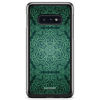 Samsung Galaxy S10e Case - Green Retro Pattern