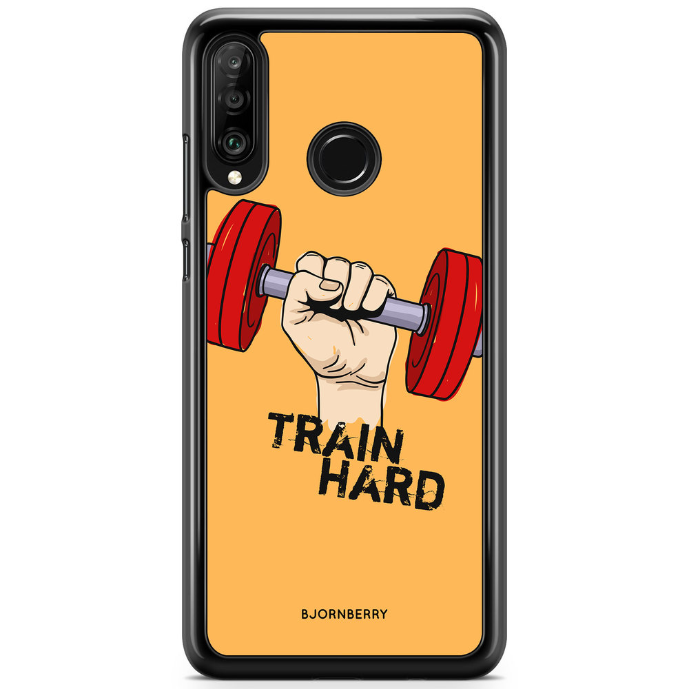 Huawei P30 Lite Skal - Train Hard | Mobilskal & Mobilfodral BJORNBERRY