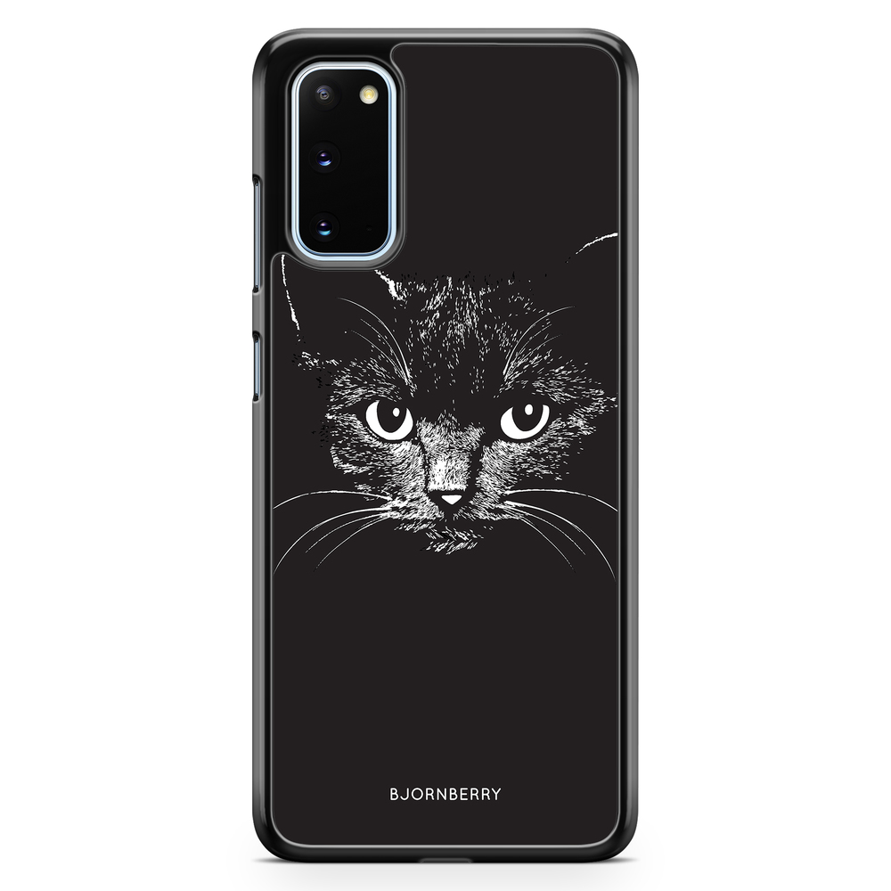 Samsung Galaxy S20 FE Case - Black/White Cat