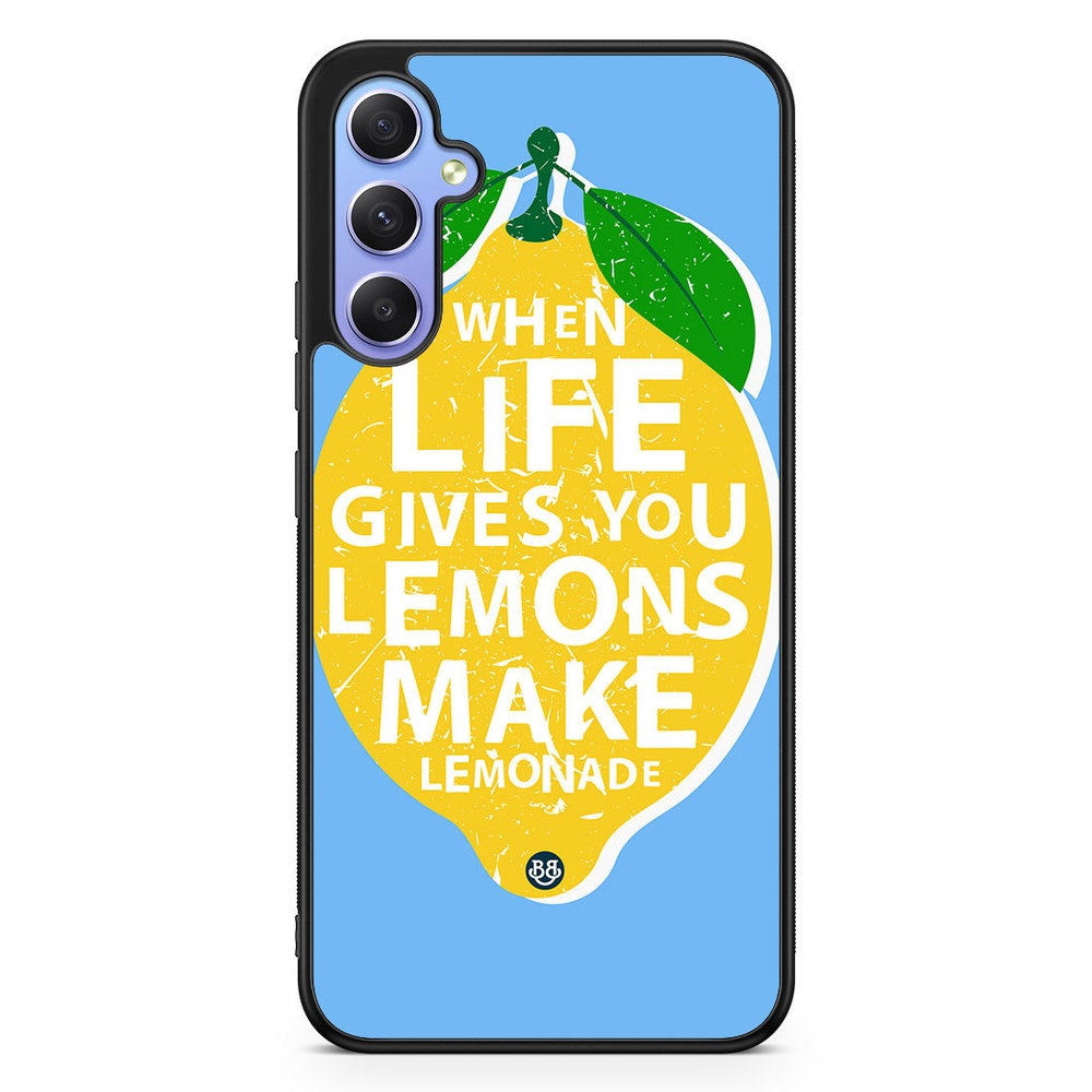 Samsung Galaxy A34 5G Case - Lemon Quote