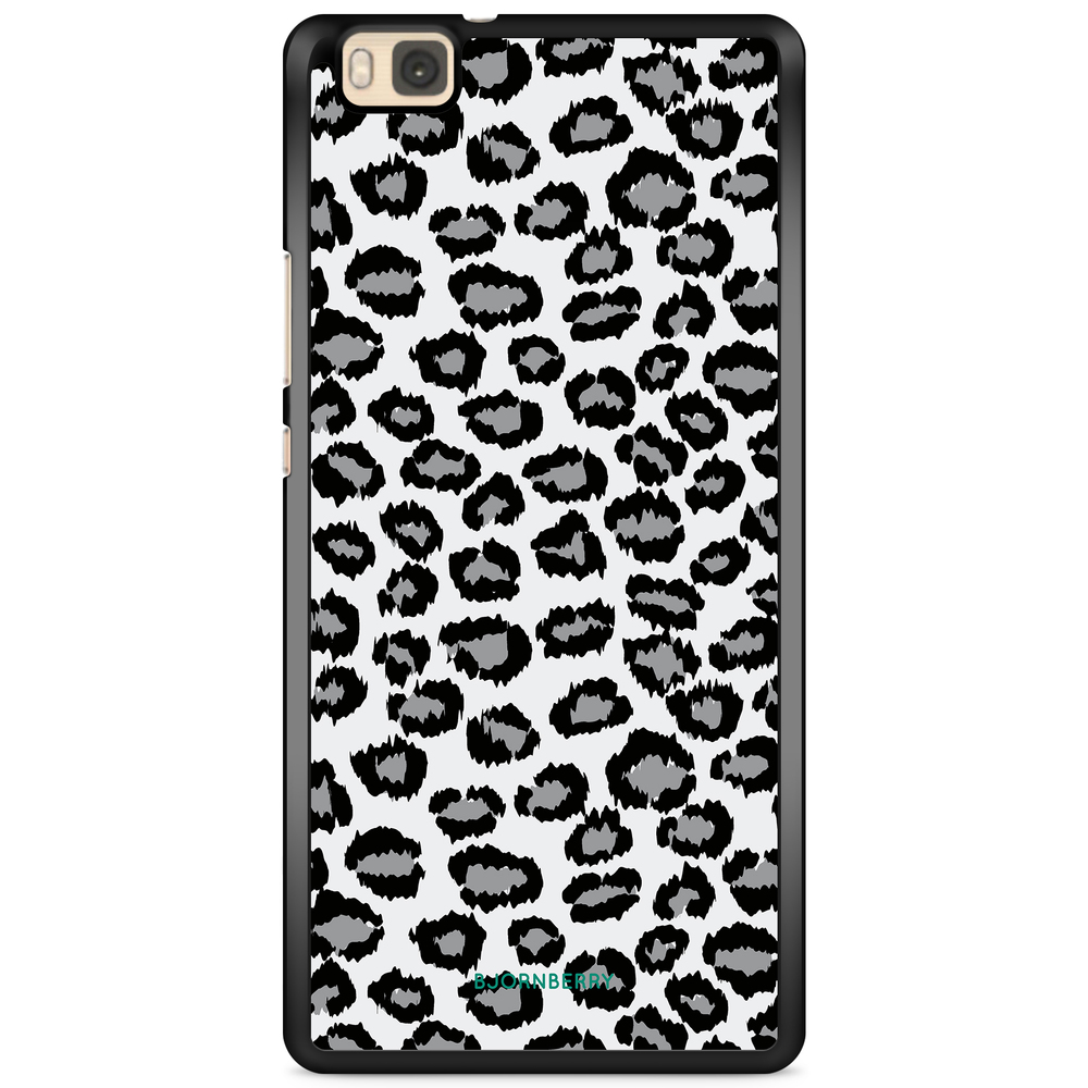 Huawei P8 Lite Case - Gray Leopard