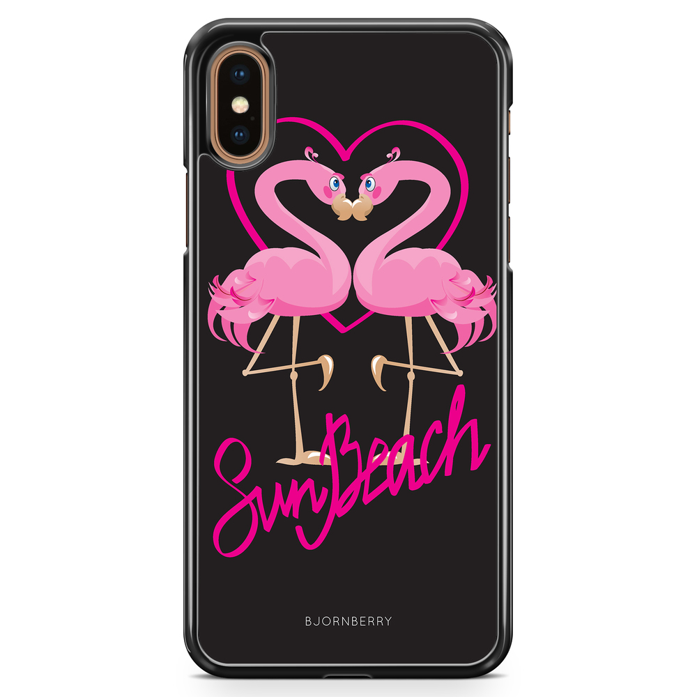 iPhone XS Max Case - Sun Beach Flamingo