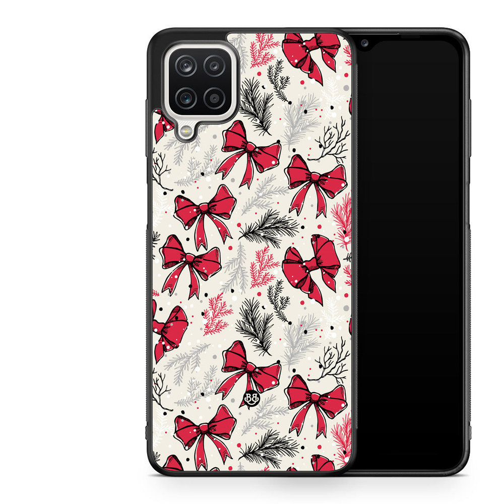 Samsung Galaxy A12 Case - Christmas Bows