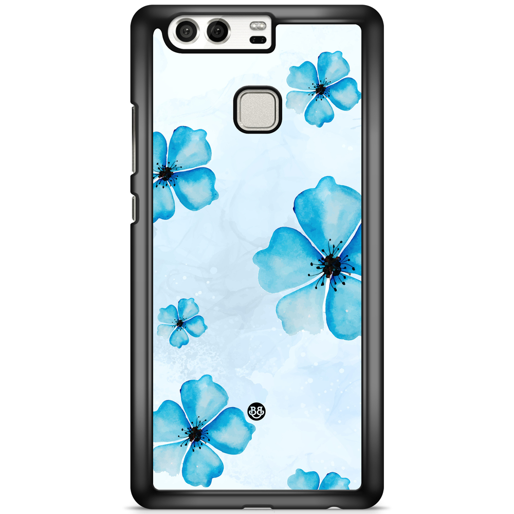 Huawei P9 Case - WILD BLOOM - Blue Bloom
