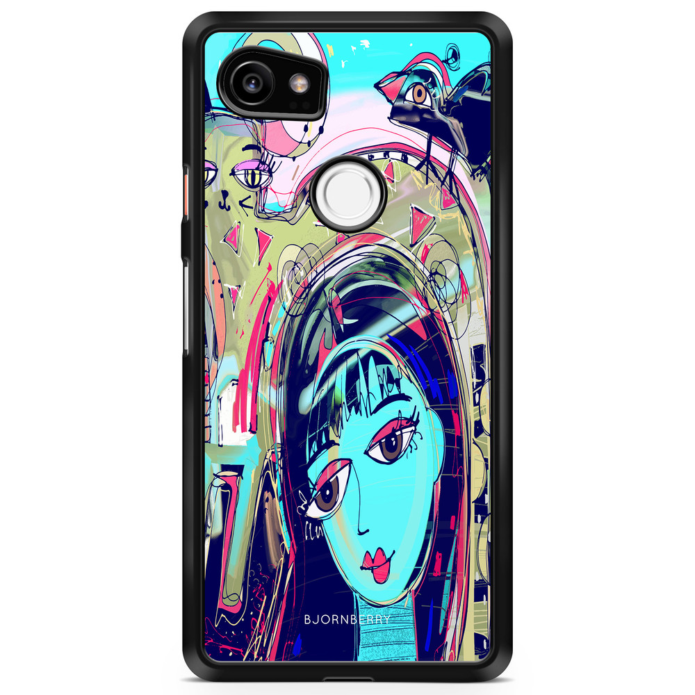Google Pixel 2 XL Case - Abstract Cat