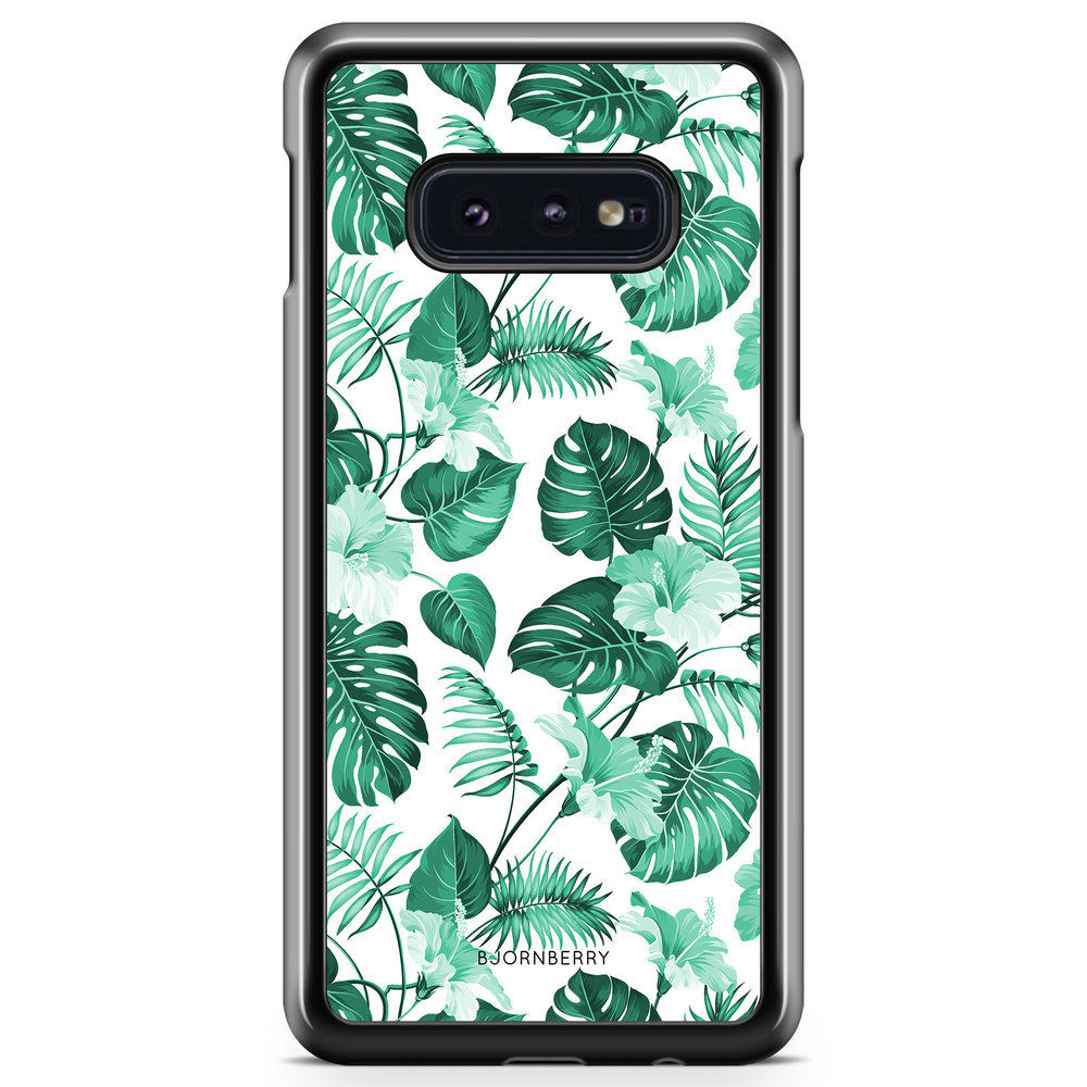 Samsung Galaxy S10e Case - Turquoise Flowers