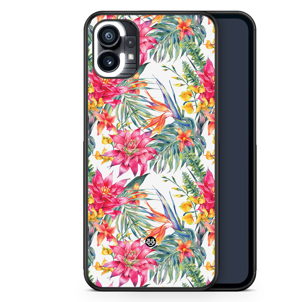 Nothing Phone (1) Skal - Exotiska Blommor