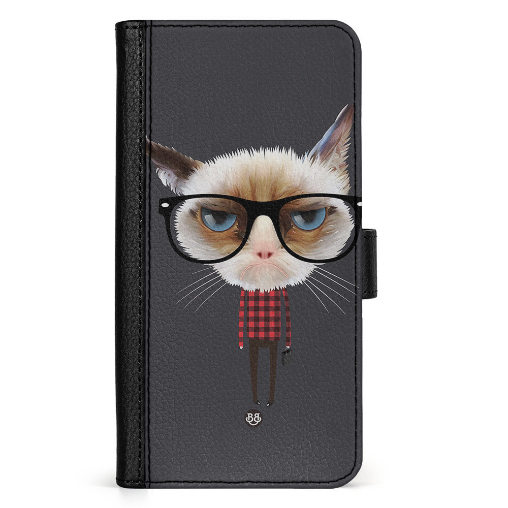 Xiaomi 13 Pro Wallet Case - Hipster Cat