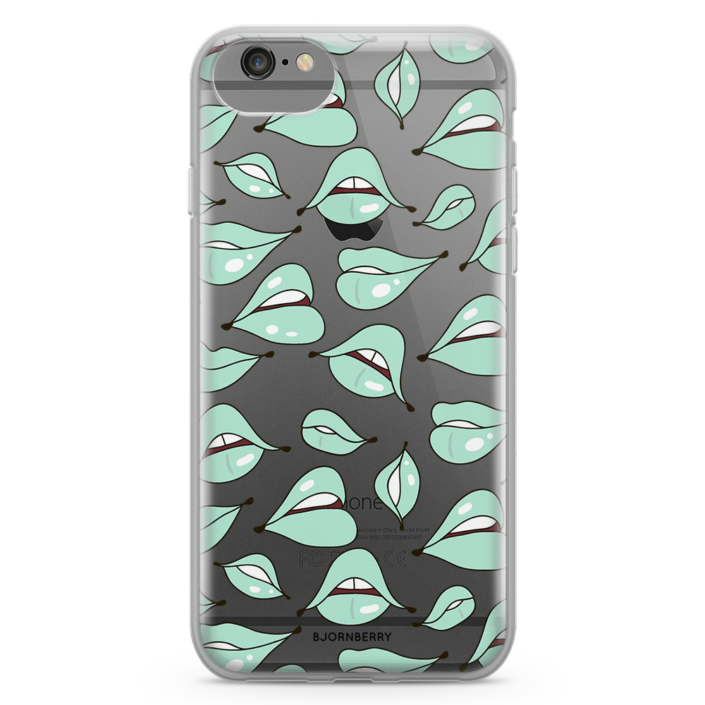 iPhone 6/6s Fashion Case - Green Lips