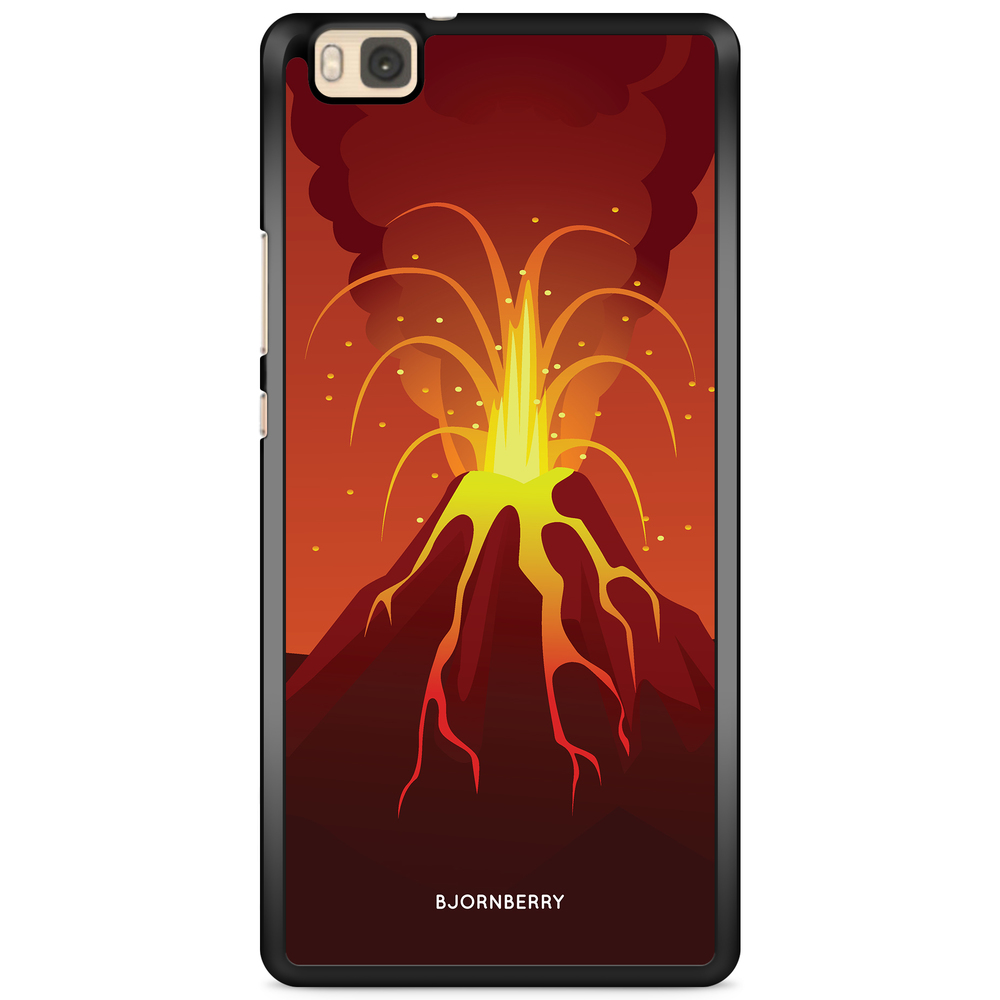 Huawei P8 Lite Case - Cartoon Vulcano