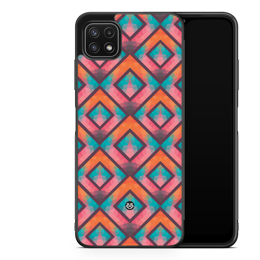 Samsung Galaxy A22 5G Case - Retro Squares