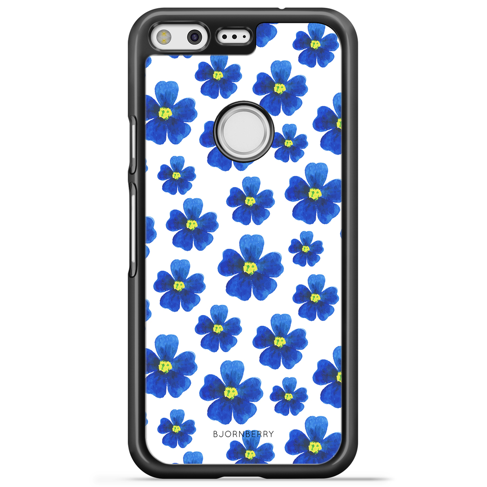 Google Pixel Case - Blue Flowers