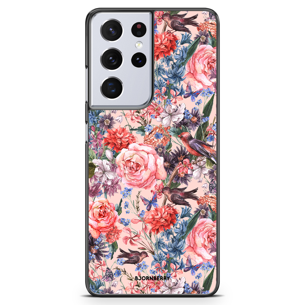 Samsung Galaxy S21 Ultra Case - Birds & Flowers