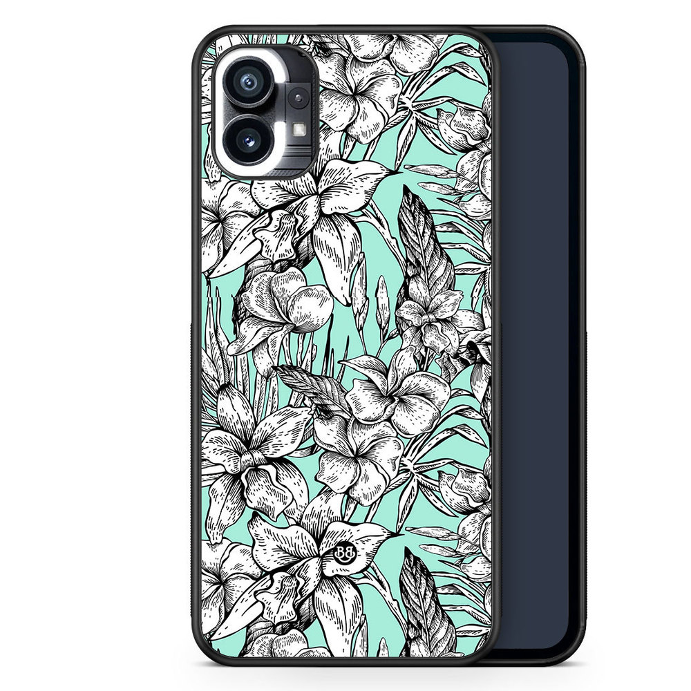 Nothing Phone (1) Skal - Exotiska Blommor