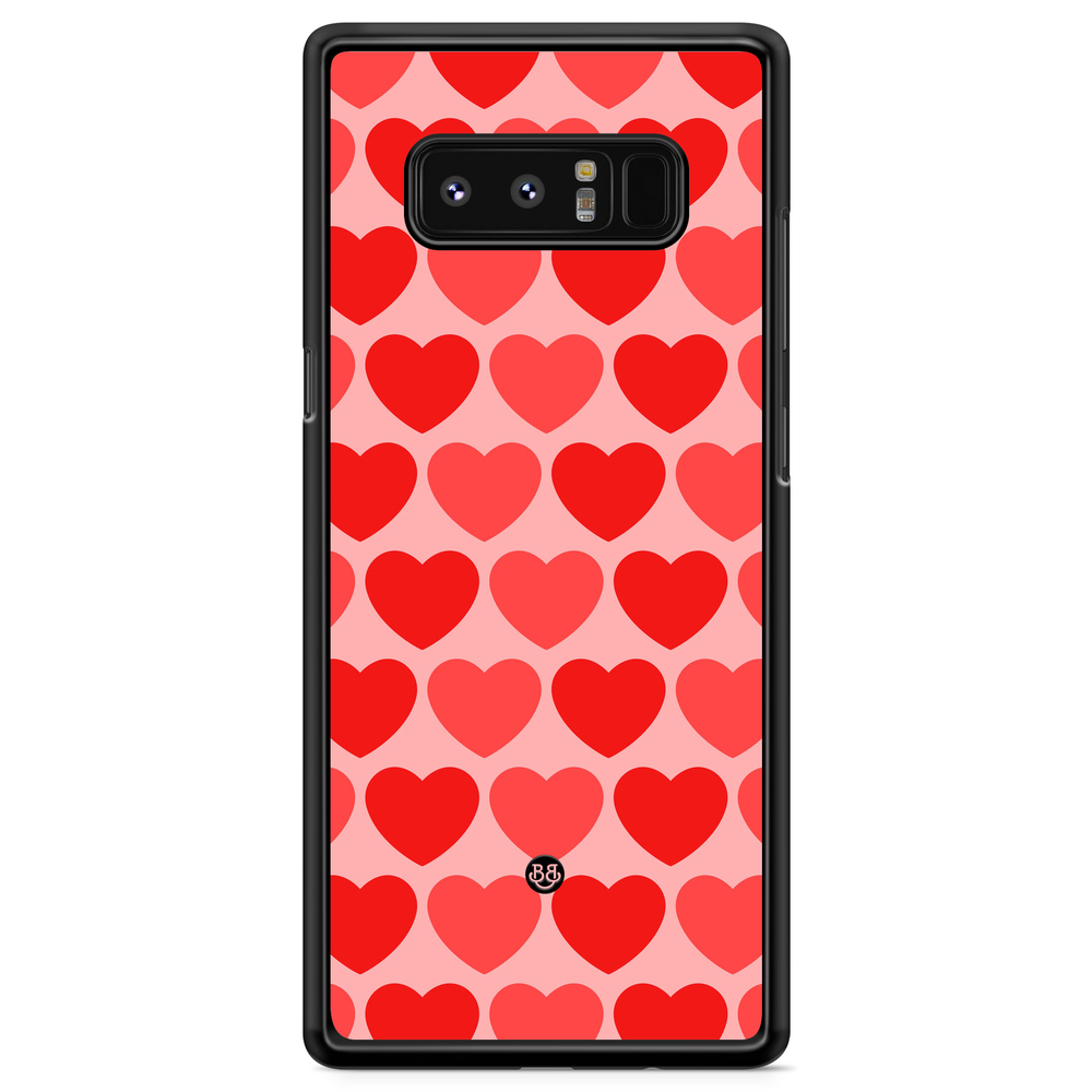 Samsung Galaxy Note 8 Case - Red Hearts