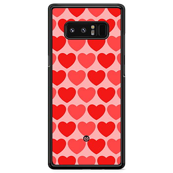Samsung Galaxy Note 8 Skal - Red Hearts
