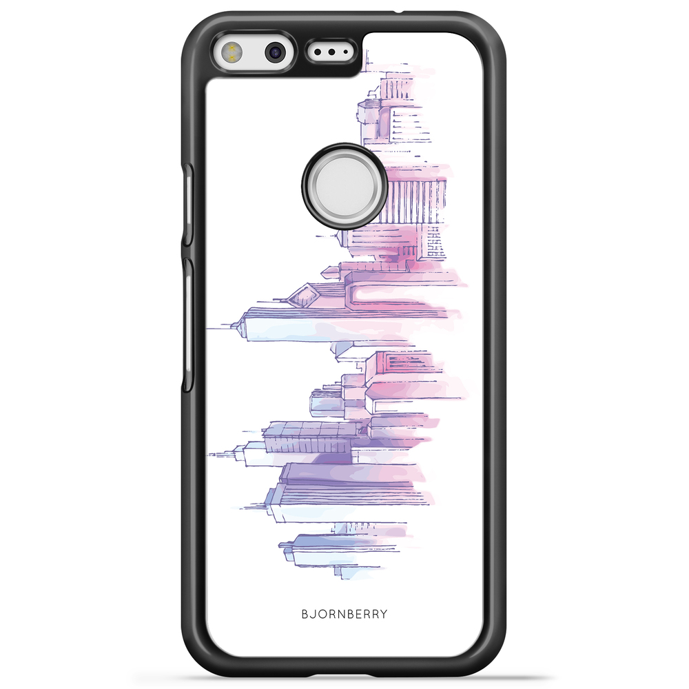 Google Pixel Case - Watercolor Skyline