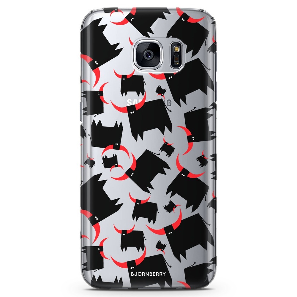 Samsung Galaxy S6 TPU Case - Bull Red Horns