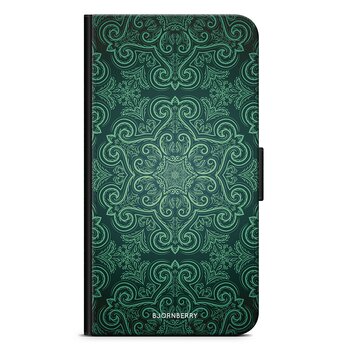 Google Pixel 3 XL Wallet Case - Green Retro Pattern