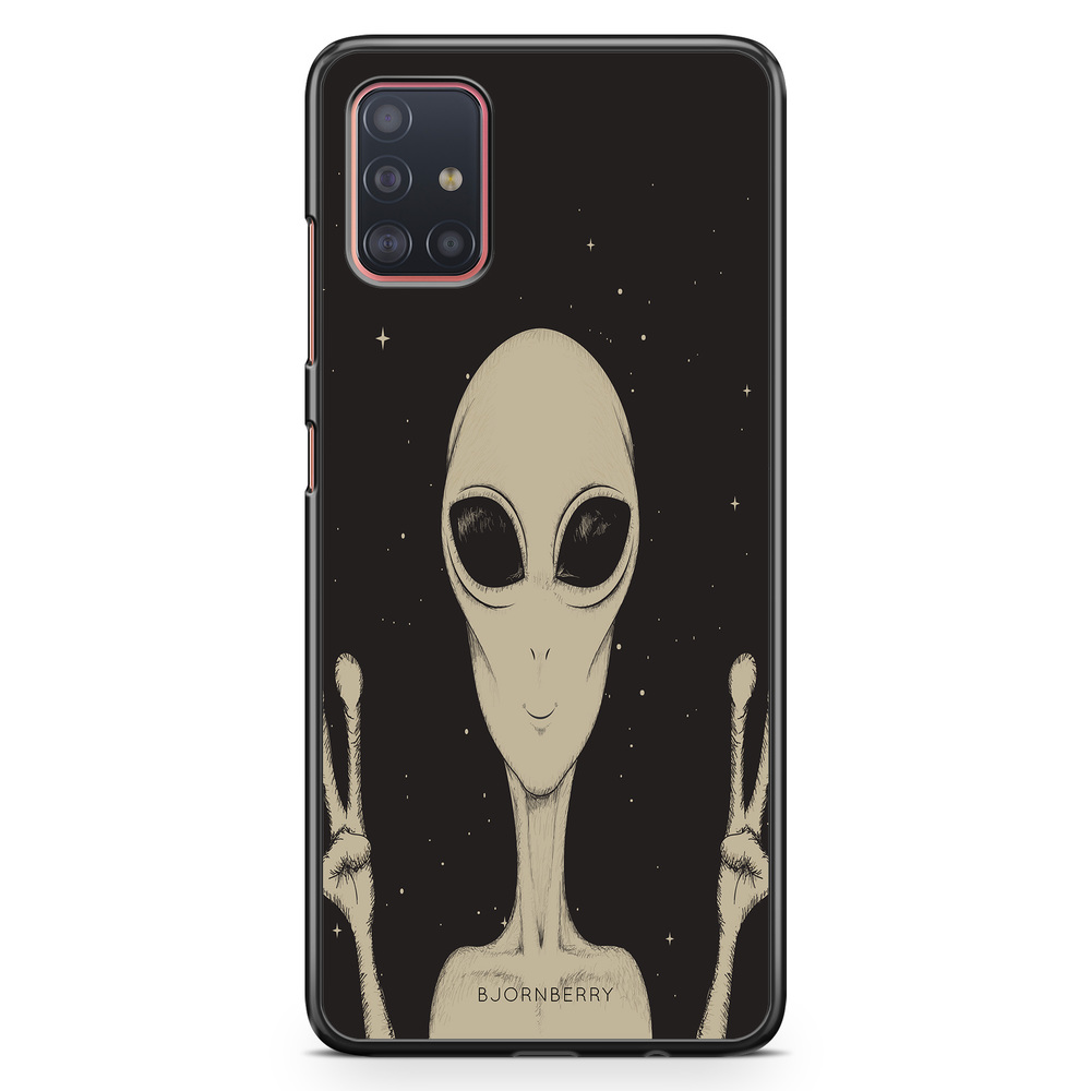 Samsung Galaxy A51 Case - Peace Alien