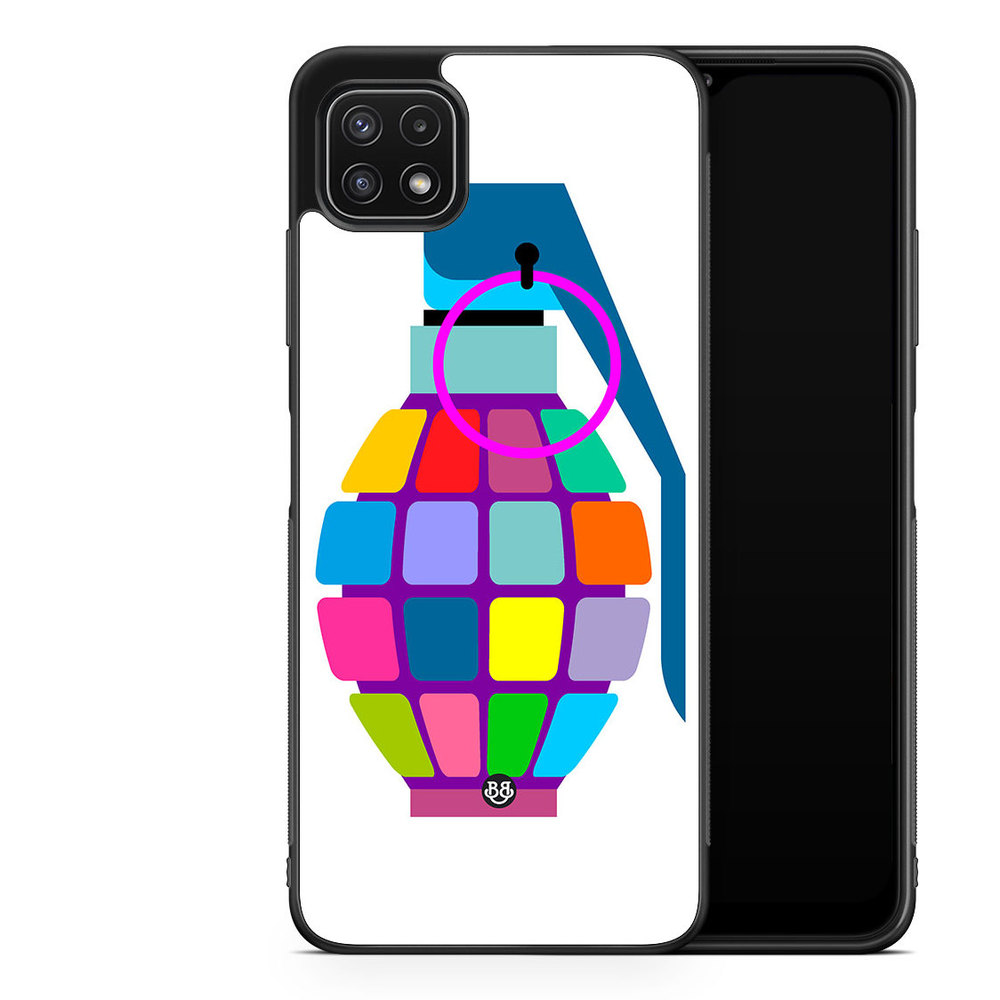 Samsung Galaxy A22 5G Case - Color hand grenade